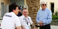 Bild zum Inhalt: Bernie Ecclestone dementiert TV-Bann gegen Mercedes