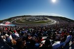 Der New Hampshire Motor Speedway in Loudon von der Tribüne aus gesehen