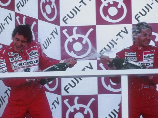 Gerhard Berger, Ayrton Senna 1991 Gerhard Berger, Ayrton Senna 1991