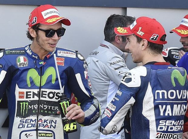 Jorge Lorenzo, Valentino Rossi