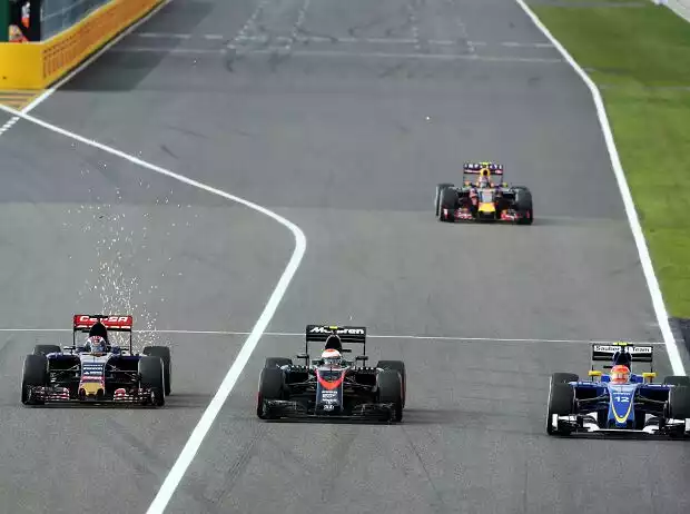 Max Verstappen, Jenson Button, Felipe Nasr Titel-Bild zur News: Max Verstappen, Jenson Button, Felipe Nasr