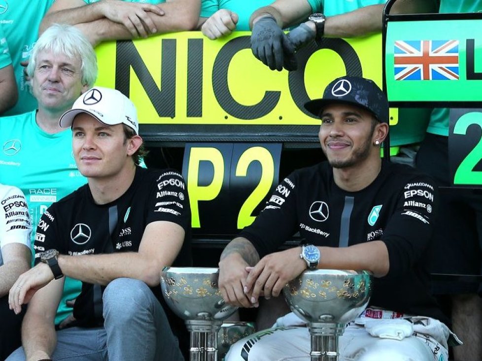 Nico Rosberg, Lewis Hamilton