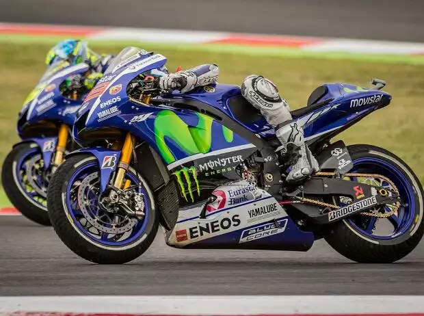 Titel-Bild zur News: Jorge Lorenzo, Valentino Rossi