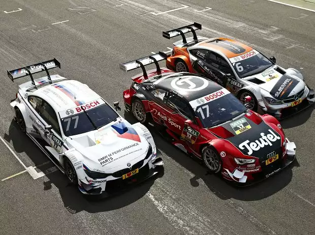 Titel-Bild zur News: Martin Tomczyk, Miguel Molina, Robert Wickens