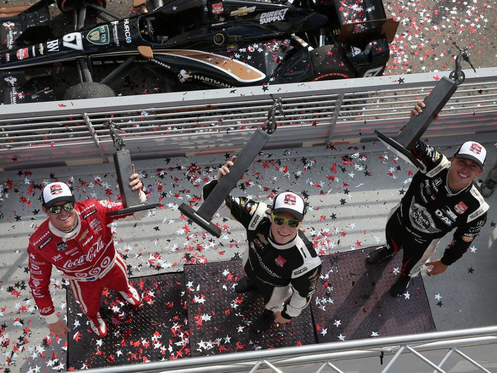 Graham Rahal, Josef Newgarden, Scott Dixon