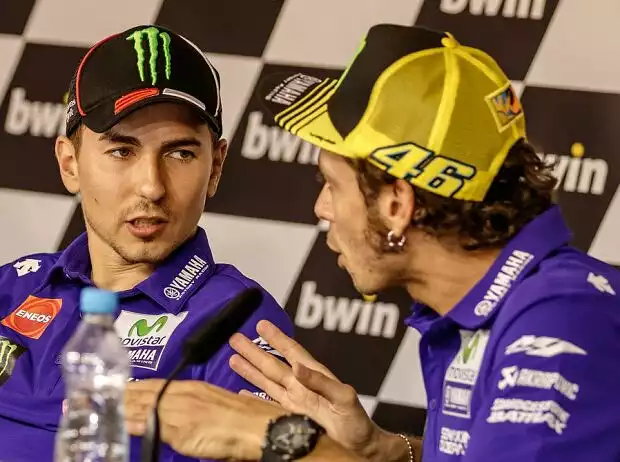 Jorge Lorenzo, Valentino Rossi Titel-Bild zur News: Jorge Lorenzo, Valentino Rossi