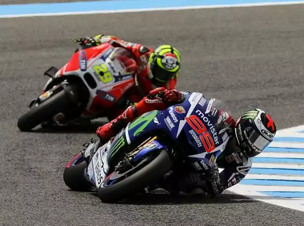 Jorge Lorenzo, Andrea Iannone Titel-Bild zur News: Jorge Lorenzo, Andrea Iannone