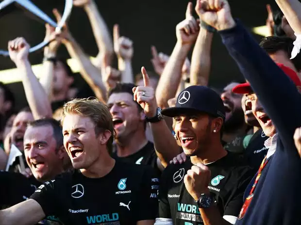 Nico Rosberg, Lewis Hamilton, Niki Lauda Titel-Bild zur News: Nico Rosberg, Lewis Hamilton, Niki Lauda