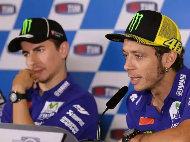 Jorge Lorenzo, Marc Marquez, Valentino Rossi Titel-Bild zur News: Jorge Lorenzo, Marc Marquez, Valentino Rossi