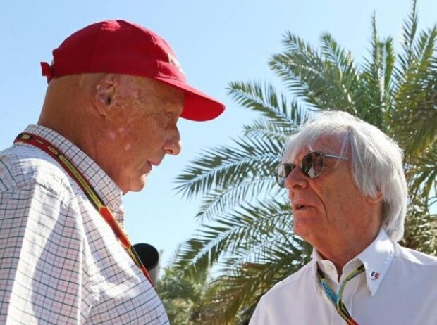 Bernie Ecclestone, Niki Lauda Bernie Ecclestone, Niki Lauda
