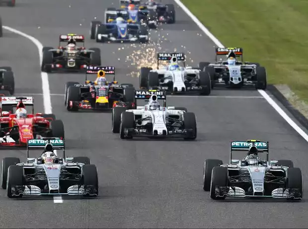 Titel-Bild zur News: Lewis Hamilton, Nico Rosberg
