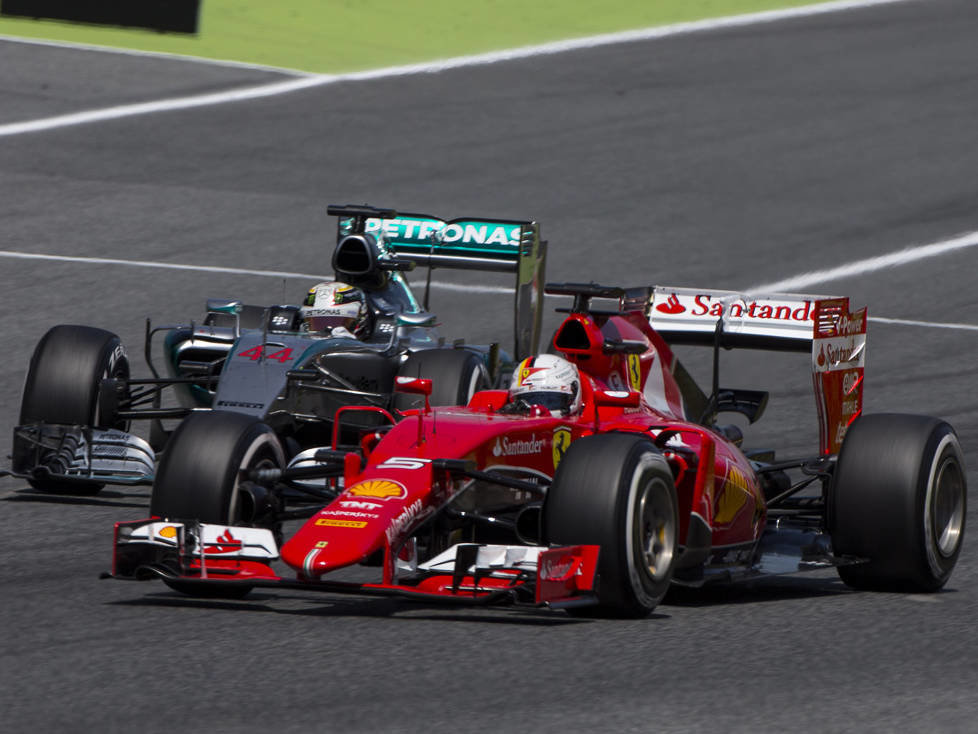 Sebastian Vettel, Lewis Hamilton