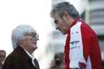 Bernie Ecclestone und Maurizio Arrivabene 