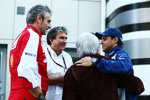 Maurizio Arrivabene, Bernie Ecclestone und Felipe Massa (Williams) 