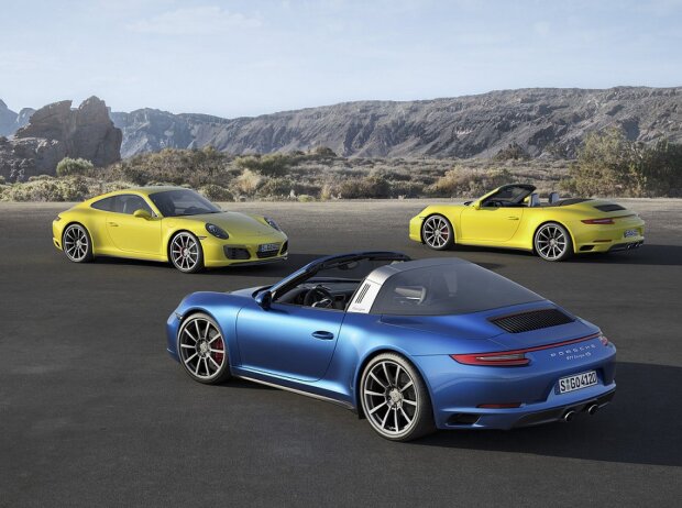 Titel-Bild zur News: Porsche 911 Carrera 4S und Targe 4S