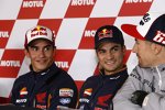 Marc Marquez (Honda), Daniel Pedrosa (Honda) und Nicky Hayden (Aspar)