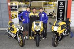 Jorge Lorenzo, Katsuyuki Nakasuga und Valentino Rossi 