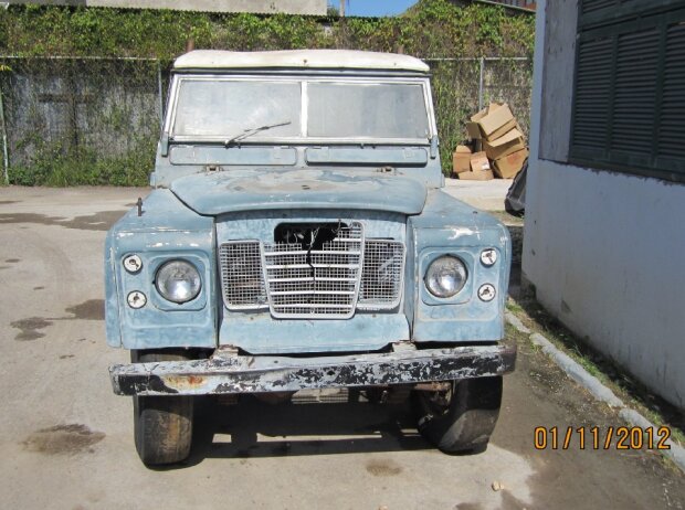 Land Rover Series III (1977) von Bob Marley vor der Restauration 