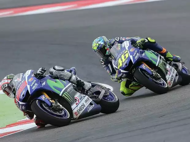 Jorge Lorenzo, Valentino Rossi Titel-Bild zur News: Jorge Lorenzo, Valentino Rossi