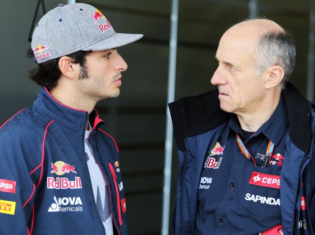 Carlos Sainz, Franz Tost Carlos Sainz, Franz Tost