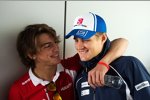 Roberto Merhi (Manor-Marussia) und Marcus Ericsson (Sauber) 