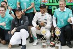 Nico Rosberg (Mercedes) und Lewis Hamilton (Mercedes) 