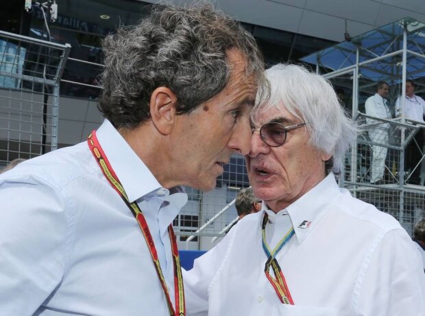 Titel-Bild zur News: Alain Prost, Bernie Ecclestone