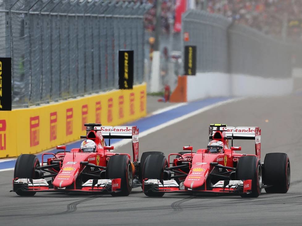 Sebastian Vettel, Kimi Räikkönen