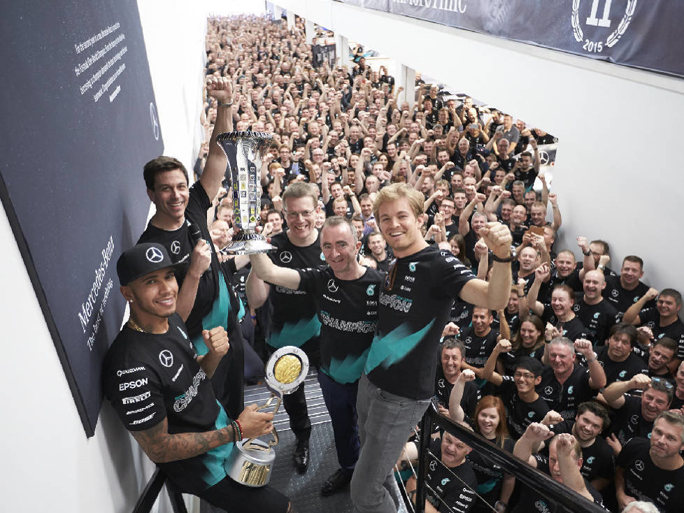 Lewis Hamilton, Nico Rosberg, Toto Wolff