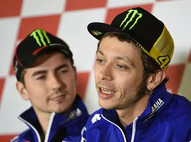 Titel-Bild zur News: Jorge Lorenzo, Valentino Rossi