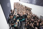 Lewis Hamilton (Mercedes), Nico Rosberg (Mercedes) und Toto Wolff 