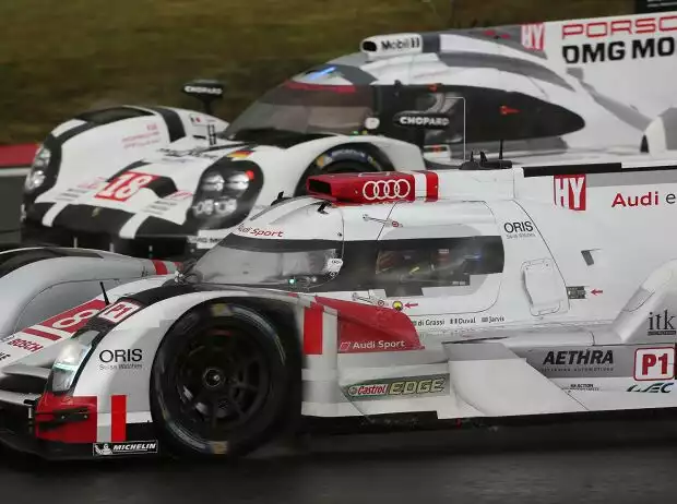 Lucas di Grassi, Loic Duval, Oliver Jarvis, Romain Dumas, Neel Jani, Marc Lieb Titel-Bild zur News: Lucas di Grassi, Loic Duval, Oliver Jarvis, Romain Dumas, Neel Jani, Marc Lieb