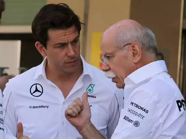 Toto Wolff, Dieter Zetsche Titel-Bild zur News: Toto Wolff, Dieter Zetsche