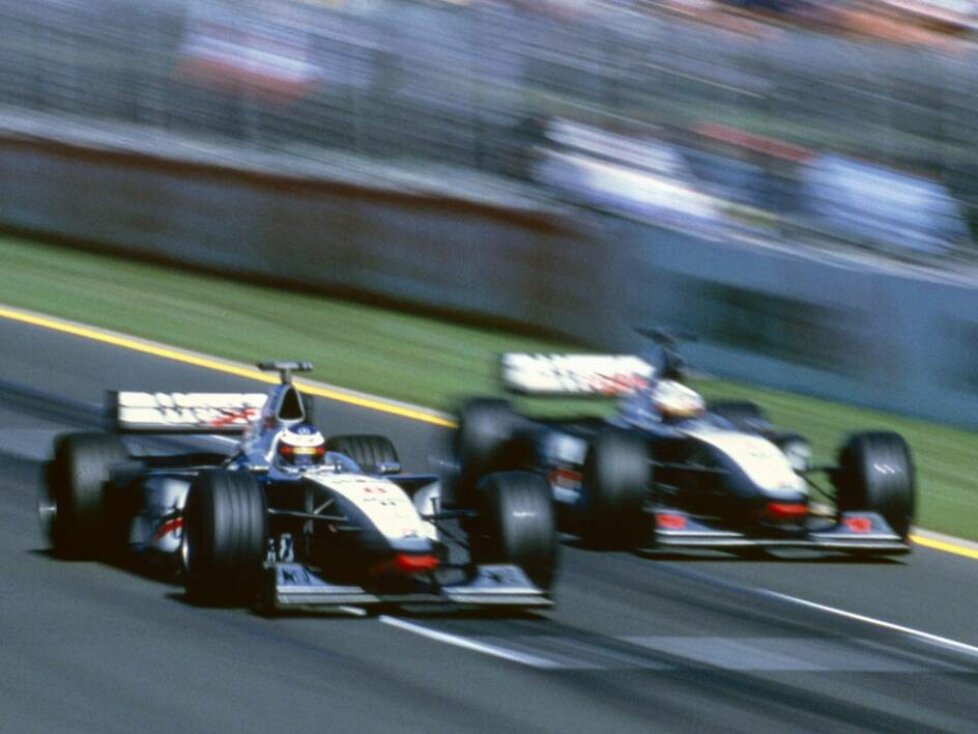 Mika Häkkinen, David Coulthard