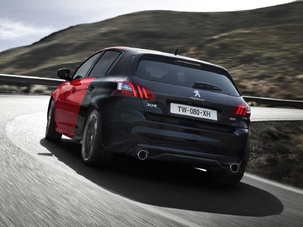 Heck des Peugeot 308 GTi by Peugeot Sport