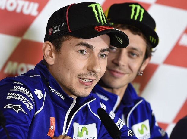 Jorge Lorenzo, Valentino Rossi