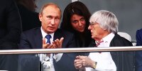 Bild zum Inhalt: Bernie Ecclestone: Putin und Blatter gut, USA überheblich