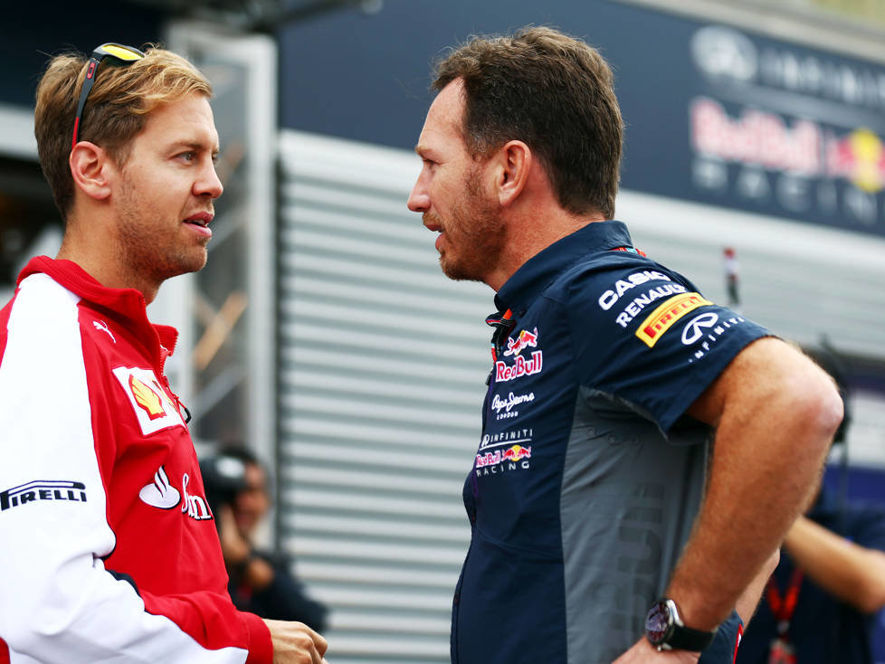 Sebastian Vettel, Christian Horner