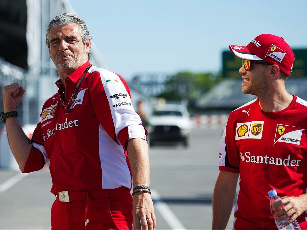 Maurizio Arrivabene, Sebastian Vettel