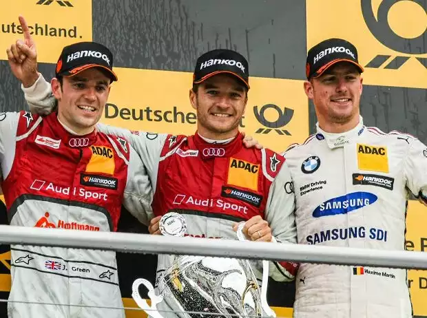 Jamie Green, Timo Scheider, Maxime Martin Titel-Bild zur News: Jamie Green, Timo Scheider, Maxime Martin