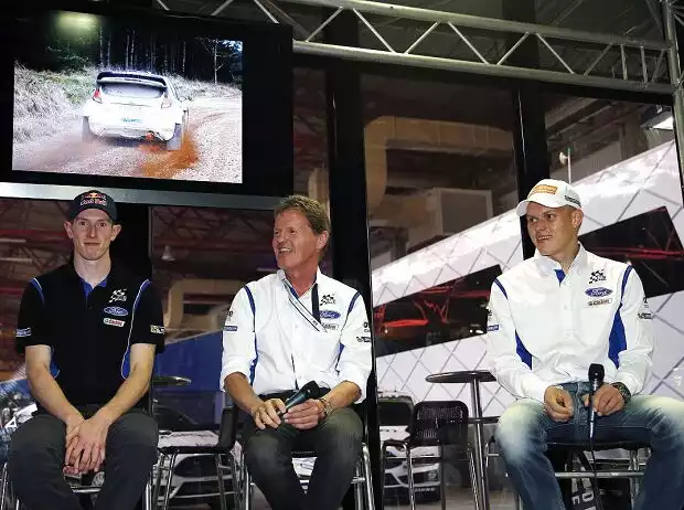 Elfyn Evans, Malcolm Wilson, Ott Tänak Titel-Bild zur News: Elfyn Evans, Malcolm Wilson, Ott Tänak
