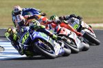 Valentino Rossi vor Andrea Iannone 