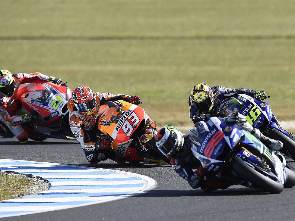Jorge Lorenzo, Valentino Rossi, Marc Marquez