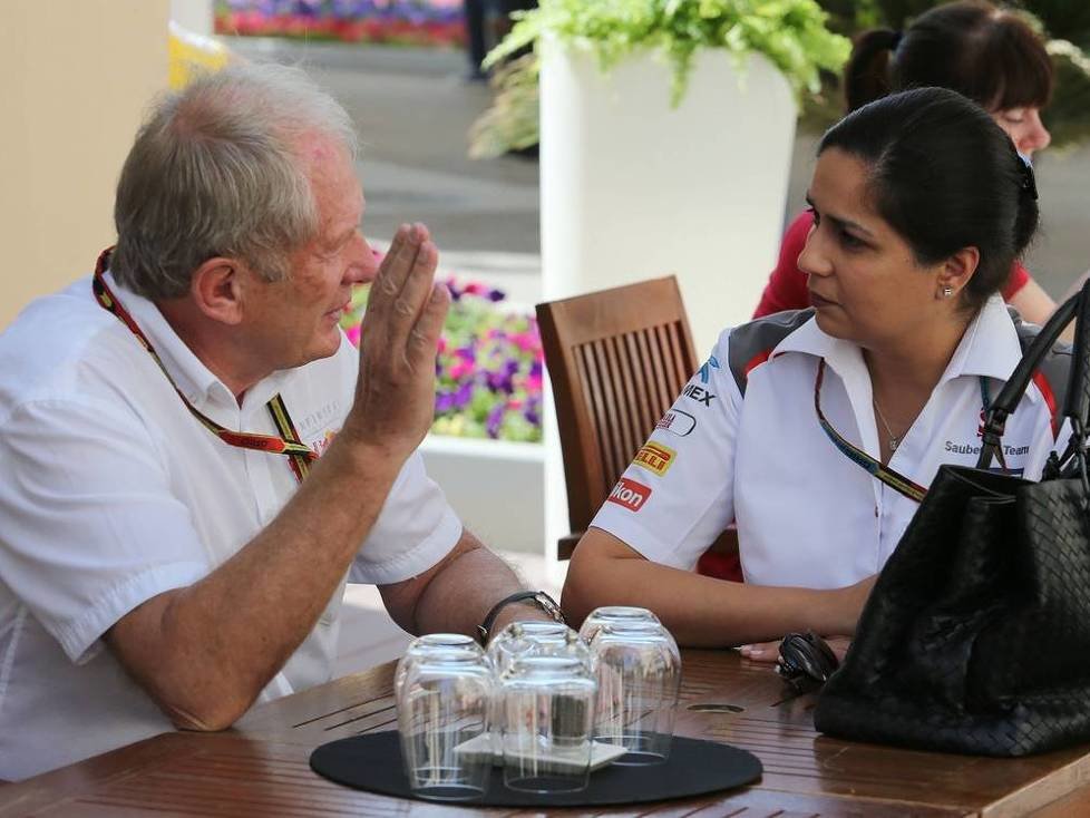 Helmut Marko, Monisha Kaltenborn