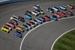 Restart mit Matt Kenseth (Gibbs) und Jimmie Johnson (Hendrick) in Reihe eins