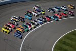 Restart mit Matt Kenseth (Gibbs) und Jimmie Johnson (Hendrick) in Reihe eins