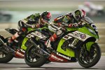 Tom Sykes und Jonathan Rea (Kawasaki) 