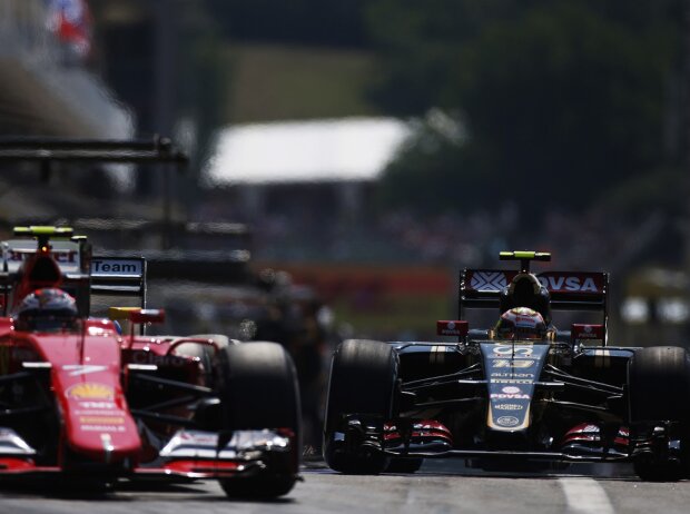 Titel-Bild zur News: Kimi Räikkönen, Pastor Maldonado