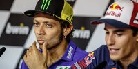 Bild zum Inhalt: Rossi beschuldigt Marquez: Er hilft Lorenzo!