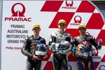 John McPhee, Danny Kent und Miguel Oliveira 